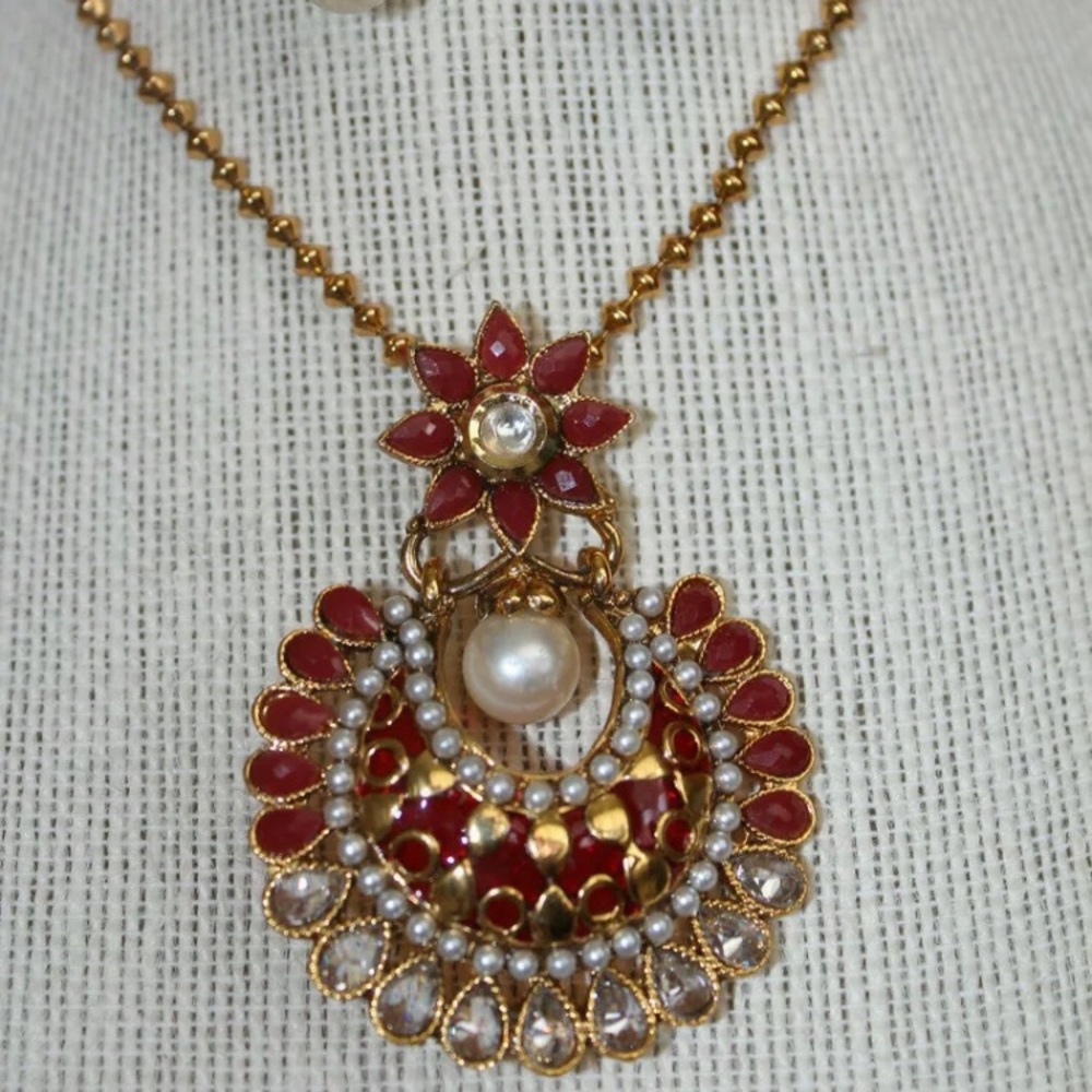 Gold Plated Bridal kundan Bridal Necklace NEW